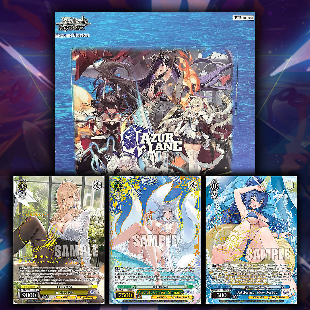 Weiss Schwarz Azur Lane Vol. 2 Booster Box - Ripped Live *PLEASE READ*