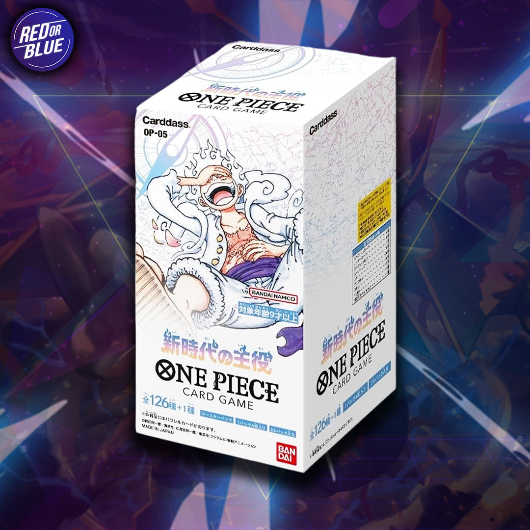 JPN One Piece OP05 Booster Box Ripped Live *PLEASE READ* RED or BLUE