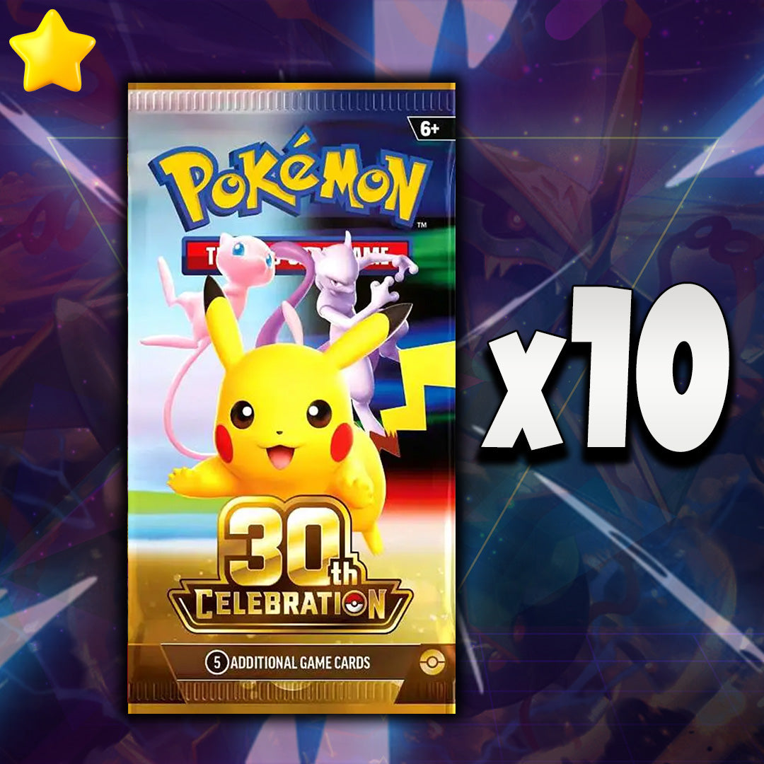 10 x 30th Anniversary Booster Packs (Bonus Available) - Ripped Live *PLEASE READ*