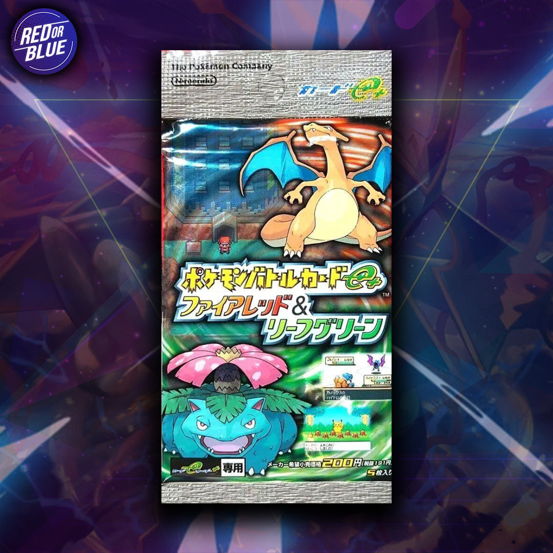 JPN e Battle FireRed & LeafGreen Booster Pack - Opened Live or Shipped Sealed *PLEASE READ*