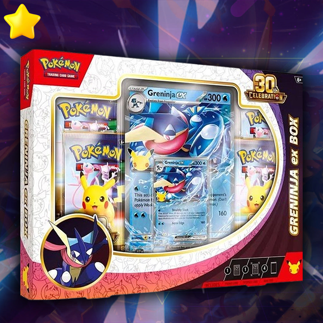 30th Anniversary Greninja EX Box (Bonus Available) - Ripped Live *PLEASE READ*