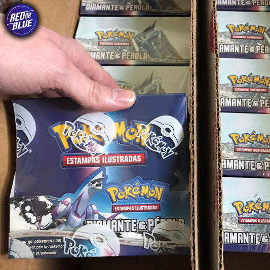 Portuguese Diamond & Pearl Base Set Booster Box *PLEASE READ*