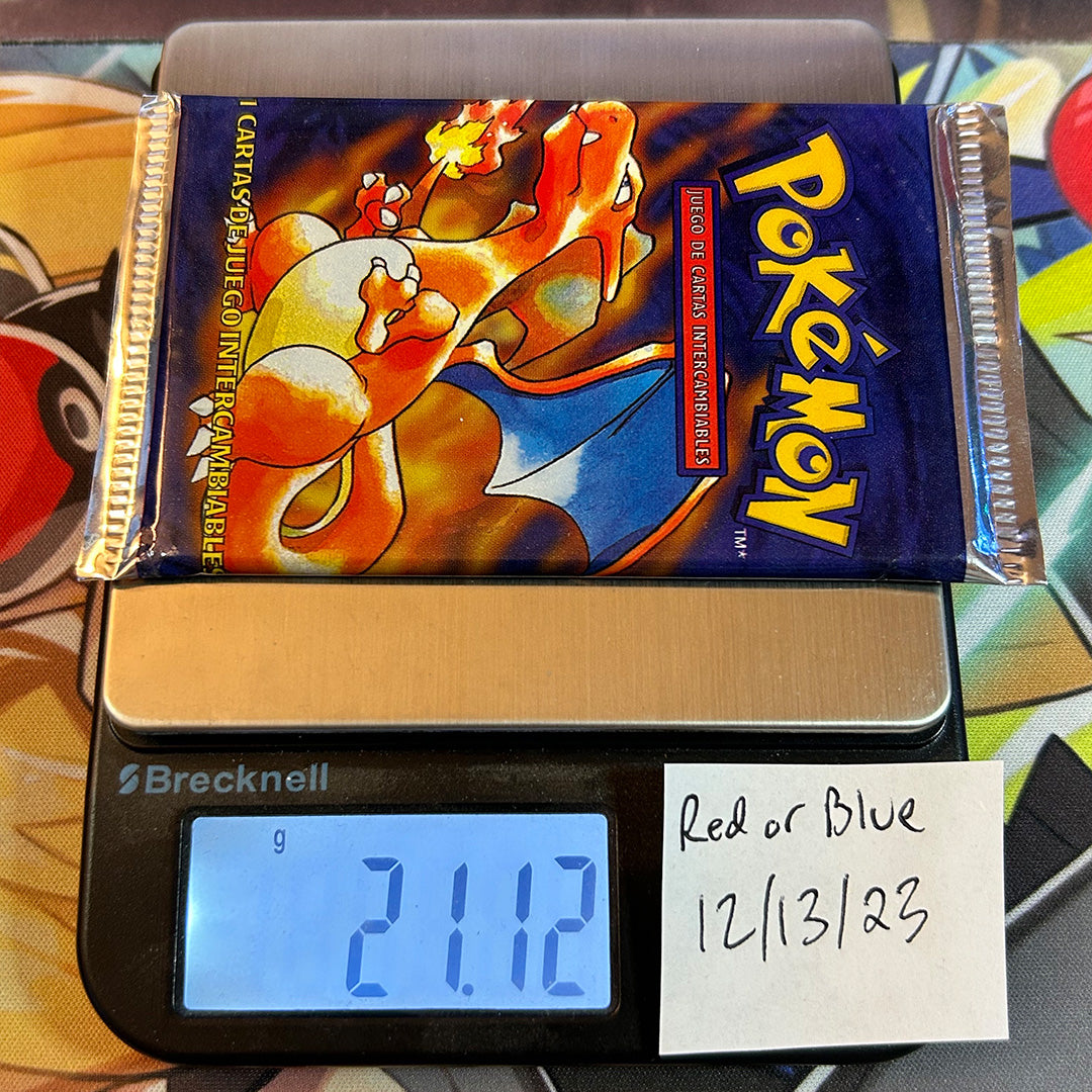 Heavy Base Set Spanish Booster Pack (Charizard Art) - Opened Live or Shipped Sealed *PLEASE READ*