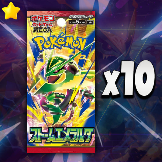 10 Storm Emeralda Booster Packs (Bonus Available) - Ripped Live *PLEASE READ*