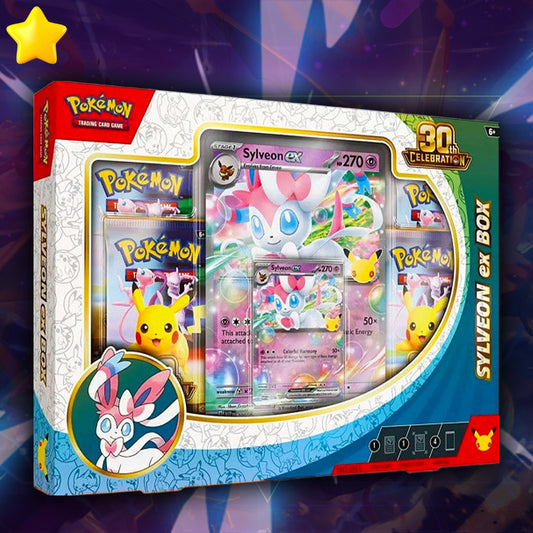 30th Anniversary Sylveon EX Box (Bonus Available) - Ripped Live *PLEASE READ*